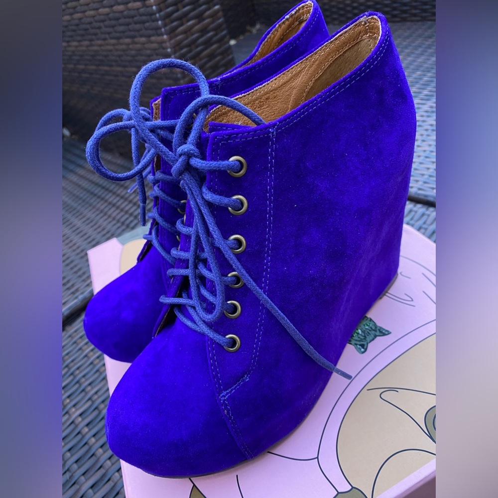 Jeffrey Campbell 99 Tie Wedge Bootie - Picture 10 of 10